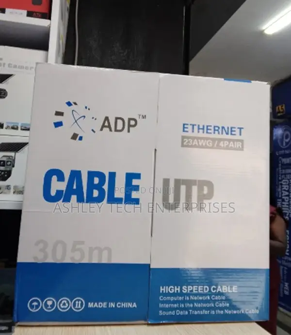 ADP Cat 6 Ethernet Cable - Brand New - 1