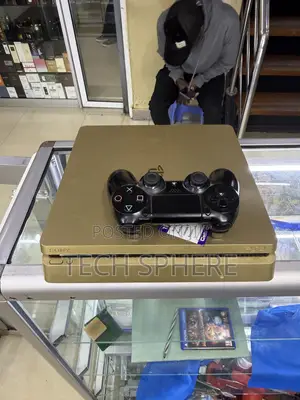 PS4 Slim Gold Edition - 8 Games, 6 Months Warranty