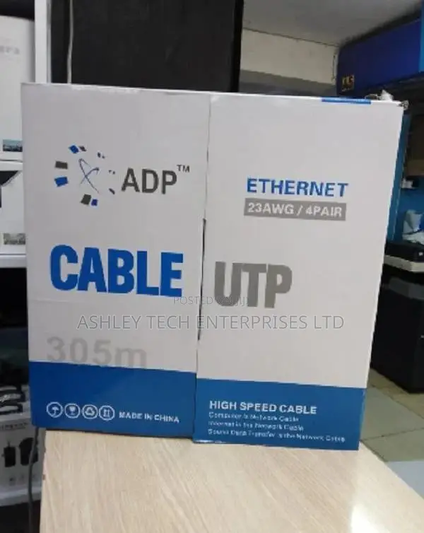 Premium CAT6 Indoor LAN Cable – 305 Metres - 1