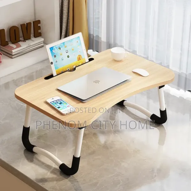 Customizable Metal & Wooden Laptop/Study Table - 1