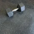 Rubber Fitness Gym Mat - Durable Workout Surface - 2