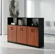 Wooden 6-Door Office Cupboard Credenza - 5