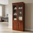 Kabati la Ofisi la Mahogany lenye Compartment 2 - 1
