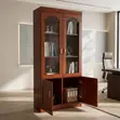 Kabati la Ofisi la Mahogany lenye Compartment 2 - 4
