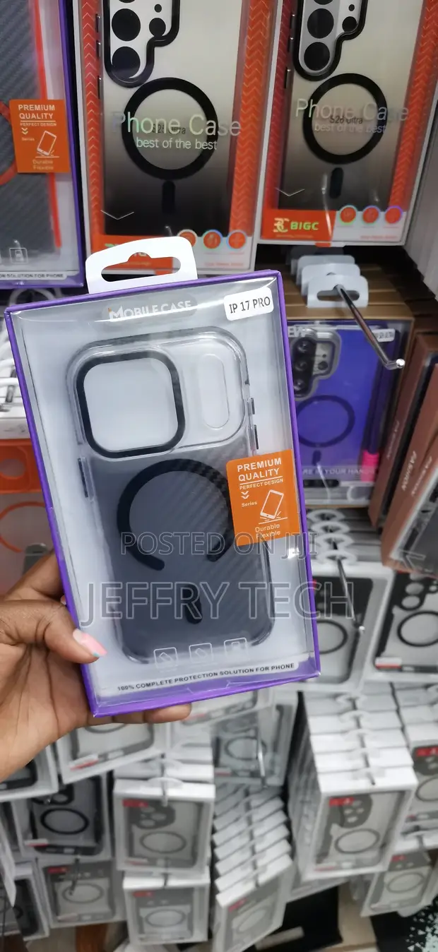 Purple Carbon Fiber MagSafe Case for iPhone 17 Pro - 1