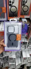 Kifuniko cha Purple Carbon Fiber MagSafe kwa iPhone 17 Pro - 2