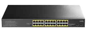 Cudy Switch ya Gigabit PoE+ yenye Milango 24 na Slot 2 za SFP (300W)
