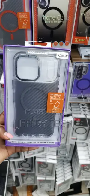 Kava ya MagSafe ya Carbon Fiber kwa iPhone 17 Pro Max