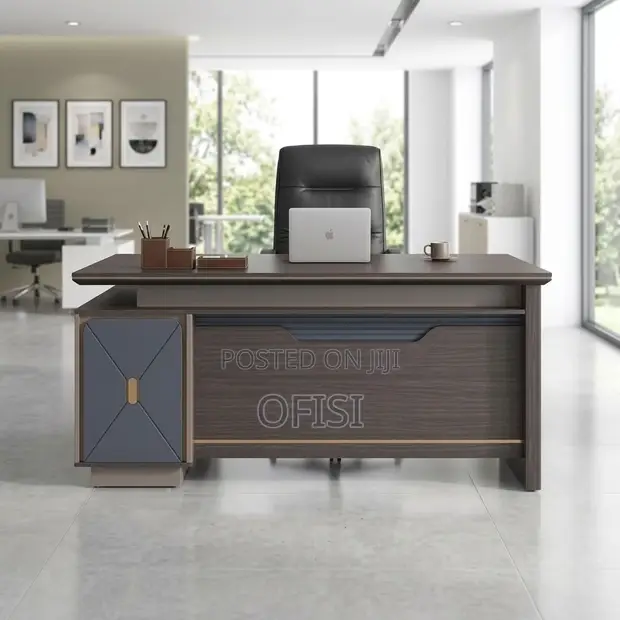2 Meter L-Shaped Executive Office Desk - 1