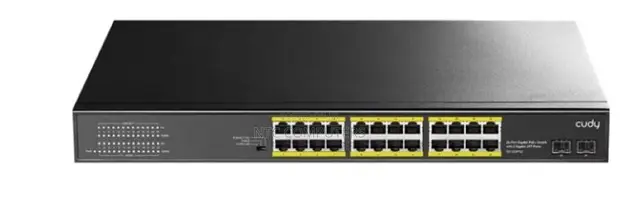 Cudy 16-Port Gigabit PoE+ Switch (300W) with 2 Uplink Ports - 1