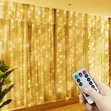 3m x 3m Curtain Lights zenye Remote (Joto Nyeupe) - 5