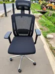 Kiti cha Ofisi cha Ergonomic chenye Mgongo Mrefu na Kichwa - 1