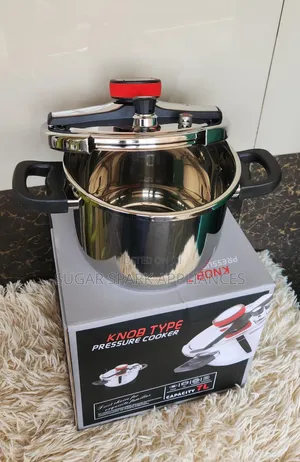 Knob Type Stainless Steel Pressure Cooker (7L & 9L)