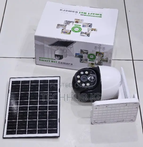 Wireless 4G Outdoor PTZ CCTV Solar Camera with Tracking - 1