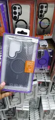 Quality Carbon Fiber Magnetic Case for Samsung Galaxy S24 Ultra - 1