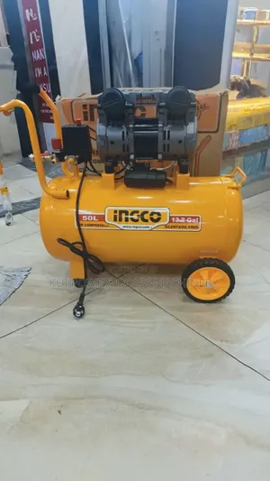 Ingco 50L Kisukuma Hewa Kimya Kisicho na Mafuta