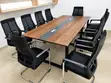 Modern Boardroom Conference Table with Chairs - 2