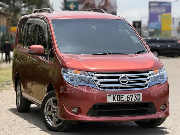 Nissan Serena 2014 Semi-Hybrid Brown - 1