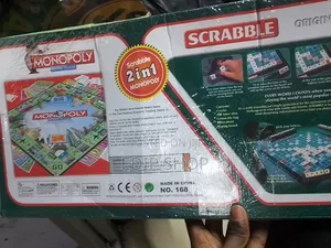 Monopoly 2-in-1 Scrabble Family Game