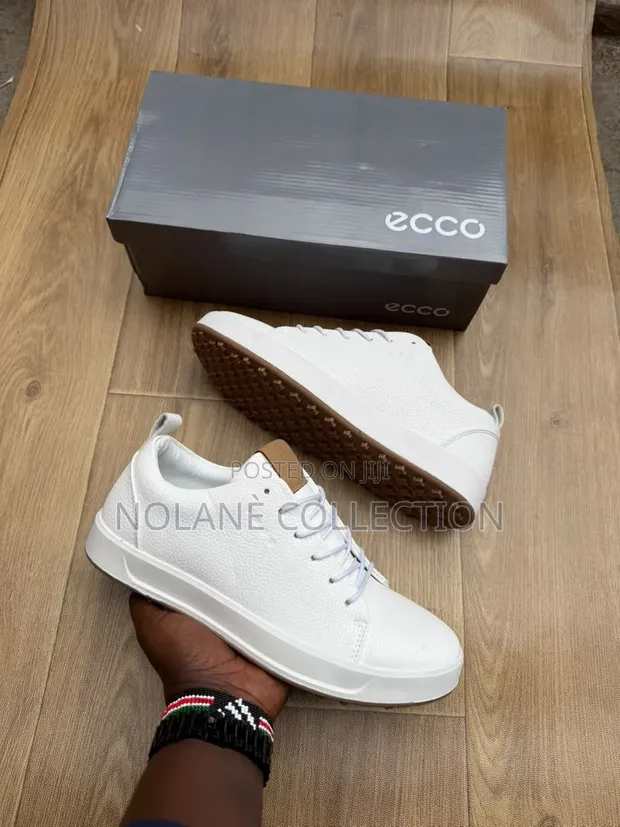 Ecco White Casual Shoes for Men - 1
