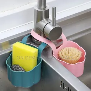 Kikapu cha Kuhifadhia Sabuni na Spongi kwenye Sink ya Jikoni