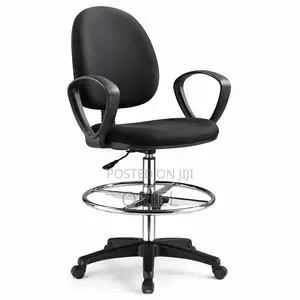 Kiti cha Ofisi cha Counter chenye Armrest ya Plastiki