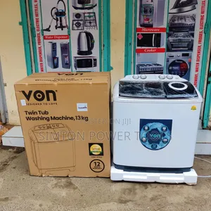 VON VWM-13TALK 13 Kg Twin Tub Washing Machine