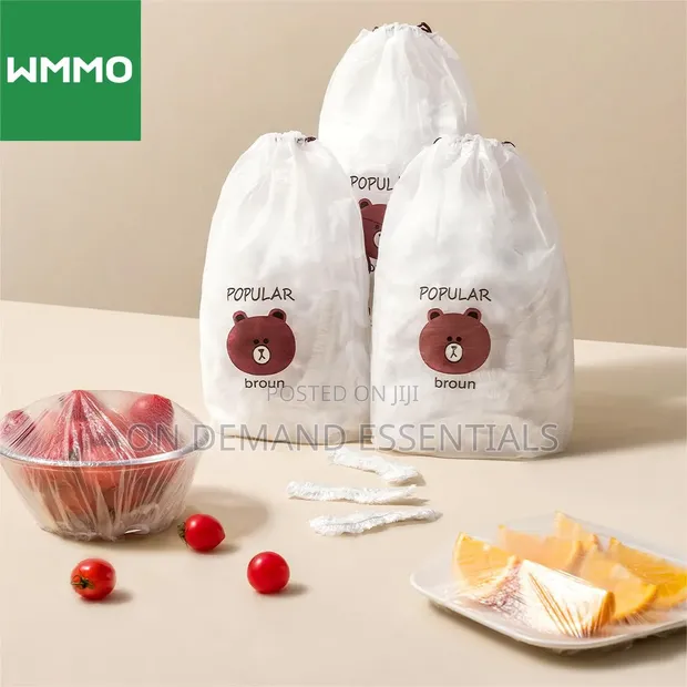 100 Pcs Reusable Food Storage Covers for Bowls - 1