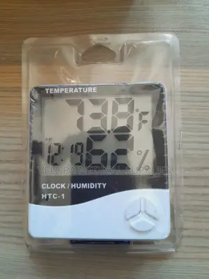 HTC-1 Thermometer na Hygrometer ya Dijitali yenye Saa