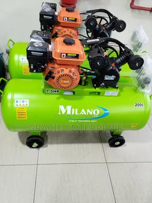 7.5 HP Petrol Air Compressor - Milano Italia