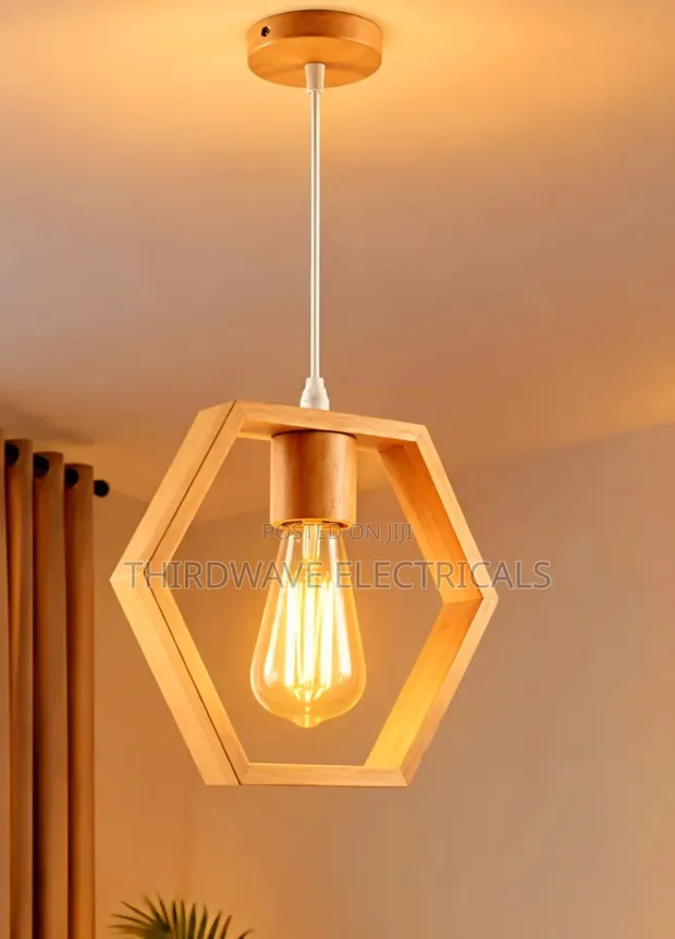 Wooden Hanging Pendant Light for Kitchen Island - d.light - 1