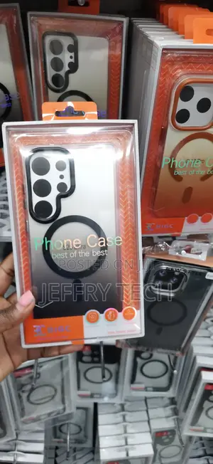 Samsung Galaxy S24 Ultra MagSafe Cover - Nyeusi Nyeusi