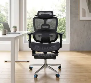 Black Full Mesh Orthopedic Office Chair