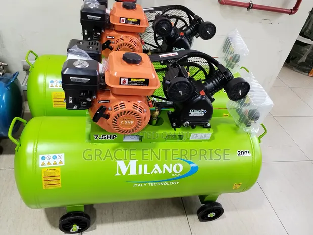 Milano Italia 200L Petrol Air Compressor - 1