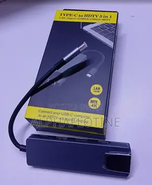 5-in-1 USB-C Hub na HDMI na Card Readers