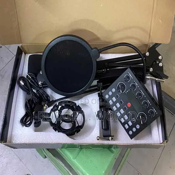 BM800 Condenser Microphone na V8 Sound Card - 1