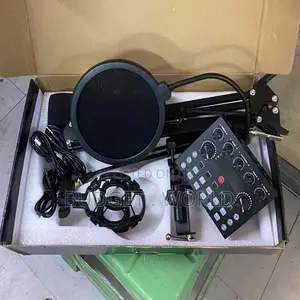 BM800 Condenser Microphone na V8 Sound Card