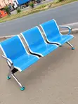 Modernspace 3-Seater Bench ya Stainless Steel - 2