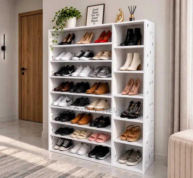 Executive Big Wooden Shoe Rack - 1