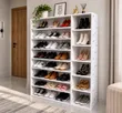 Executive Big Wooden Shoe Rack - 1
