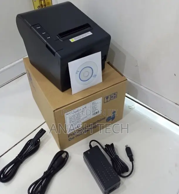 80mm Thermal Receipt Printer ya Bluetooth na USB - 1