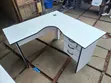 Boss Office Products White L-Shaped Office Table - 1