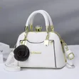 Classy Handbag with Gold Detailing - 5