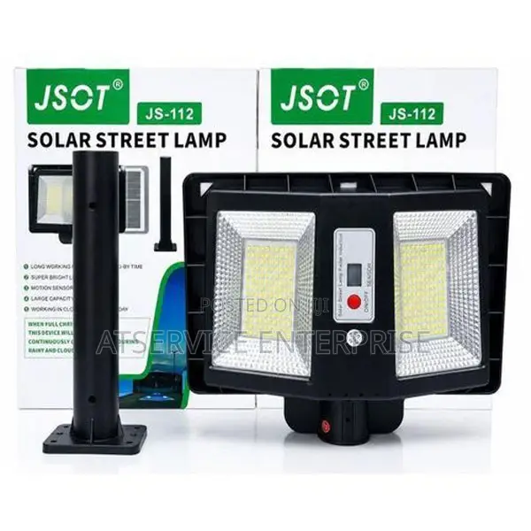 JSOT JS-112 200W Mwanga wa Mtaa wa Solar na Motion Sensor - 1