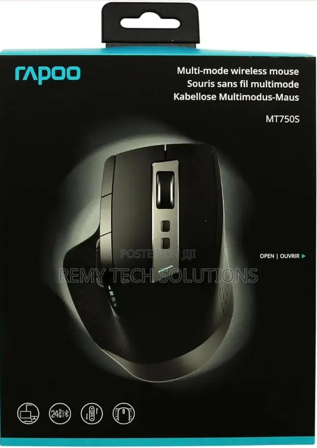 Rapoo MT750s Multi-Mode Wireless Laser Mouse - 1