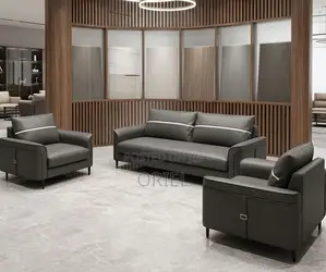 Luxury 5-Seater Reception Sofa Set - Premium Office Lounge Seating