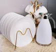 Seti ya Vyombo vya Meza 13-Piece - 1 Flask, 6 Sahani & 6 Vikombe - 3