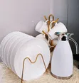 Elegant 13-Piece Dinner Set with Flask, Plates & Cups - 1