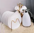 Elegant 13-Piece Dinner Set with Flask, Plates & Cups - 2
