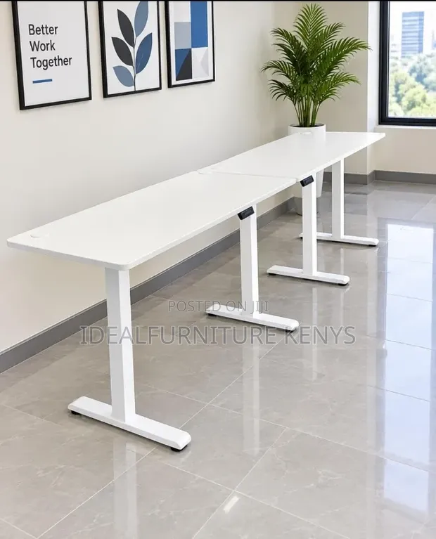 Modern White Executive Office Desk - Boss Office Products - 1